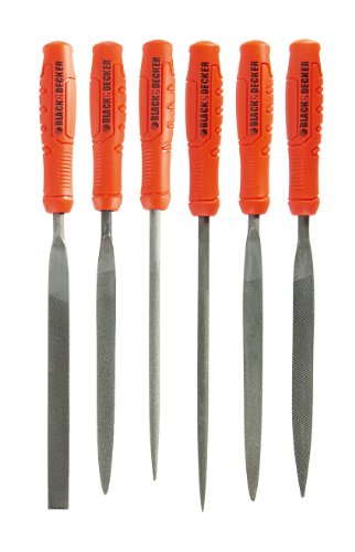 BLACK+DECKER BDHT0-22270 - Juego de 6 limas de metal BLACK+DECKER BDHT0-22270 - Juego de 6 limas de metal