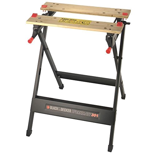 Black+Decker WM301 Workmate - Banco de Trabajo, Bambú y Acero, Carga Máxima 160 kg Black+Decker WM301 Workmate - Banco de Trabajo, Bambú y Acero, Carga Máxima 160 kg