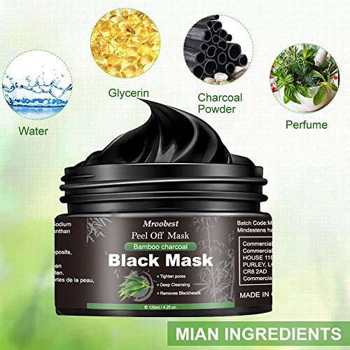 Blackhead Remover Mask, Mascarilla Exfoliante, Mascarilla negra, Peel Off Mask, Deep Cleansing Mascarilla Exfoliante Limpiadora contra Puntos Negros y Acné para, Mascarillas Hidratantes Blackhead Remover Mask, Mascarilla Exfoliante, Mascarilla negra, Peel Off Mask, Deep Cleansing Mascarilla Exfoliante Limpiadora contra Puntos Negros y Acné para, Mascarillas Hidratantes