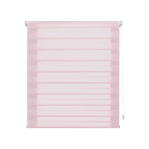 Blindecor - Indus, Sin Herramientas, Estor enrollable de doble capa, Noche y Día, Rosa, 130X180 cm (ancho x largo) Blindecor - Indus, Sin Herramientas, Estor enrollable de doble capa, Noche y Día, Rosa, 130X180 cm (ancho x largo)