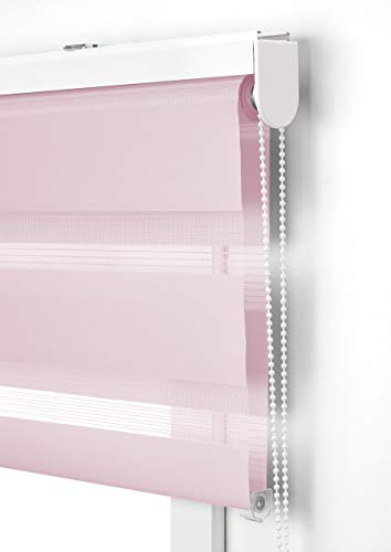 Blindecor Lira Estor Enrollable de Doble Capa, Noche y Día, Rosa, 100X180 Blindecor Lira Estor Enrollable de Doble Capa, Noche y Día, Rosa, 100X180