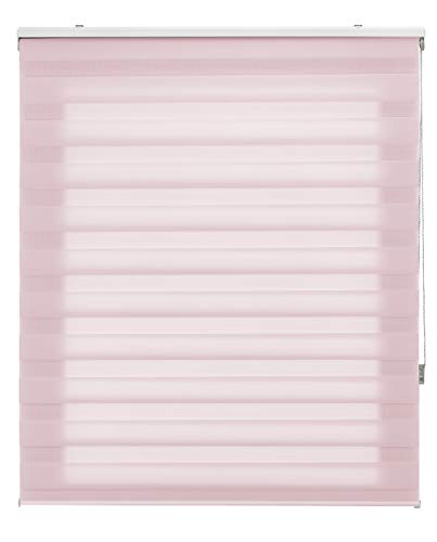 Blindecor Lira Estor Enrollable de Doble Capa, Noche y Día, Rosa, 100X180 Blindecor Lira Estor Enrollable de Doble Capa, Noche y Día, Rosa, 100X180