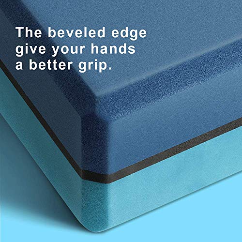 Bloque Yoga de Espuma EVA 2 Unidades, YUNMAI Set de Ladrillos de Yoga de Alta Densidad Antideslizante Inodoro Ecológico No Tóxico para Mejora de Equilibrio Flexibilidad de Pilates Yoga Meditación Azul Bloque Yoga de Espuma EVA 2 Unidades, YUNMAI Set de Ladrillos de Yoga de Alta Densidad Antideslizante Inodoro Ecológico No Tóxico para Mejora de Equilibrio Flexibilidad de Pilates Yoga Meditación Azul