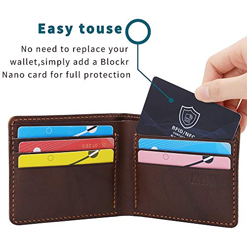 Bloqueador RFID Tarjeta RFID NFC Protector de Tarjetas de Crédito sin Contacto Card Shield Proteccion RFID para Tarjetas de Crédito y Pasaporte