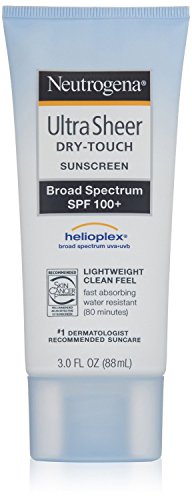 Bloqueador solar "Ultra Sheer", loción para piel seca de Neutrogena, factor de protección solar 100, de 90 ml