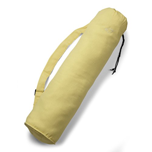 Blue Dove Yoga Bolsa de Yoga Kerala de algodón orgánico para Mujer, Color Amarillo, 68 x 25 cm Blue Dove Yoga Bolsa de Yoga Kerala de algodón orgánico para Mujer, Color Amarillo, 68 x 25 cm