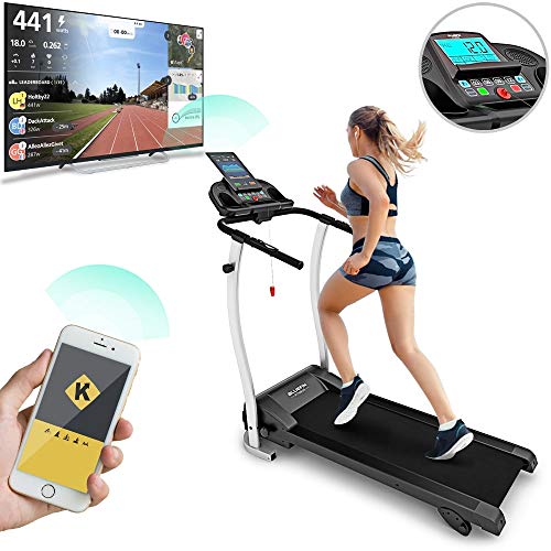Bluefin Fitness Unisex's Kick 2.0 Innovadora Cinta de Correr Plegable de Alta Velocidad, Color Negro Bluefin Fitness Unisex's Kick 2.0 Innovadora Cinta de Correr Plegable de Alta Velocidad, Color Negro