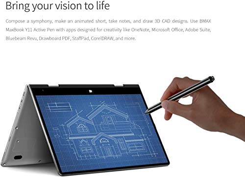 BMAX Y11 Ordenador Portatil, 2 en 1 Táctil Convertible Laptop 11.6 Pulgadas FHD 1080P Pantalla (Intel Quad Core N4120, 8GB RAM, 256GB SSD, Windows 10 Home) Cuerpo Totalmente metálico BMAX Y11 Ordenador Portatil, 2 en 1 Táctil Convertible Laptop 11.6 Pulgadas FHD 1080P Pantalla (Intel Quad Core N4120, 8GB RAM, 256GB SSD, Windows 10 Home) Cuerpo Totalmente metálico