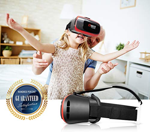 Bnext Gafas VR Compatible con iPhone y Android, Gafas Realidad Virtual para Movil - Disfruta de los Mejores Juegos y Videos RV, 360 y 3D, de Máxima Calidad y con la Mayor Comodidad (Red) Bnext Gafas VR Compatible con iPhone y Android, Gafas Realidad Virtual para Movil - Disfruta de los Mejores Juegos y Videos RV, 360 y 3D, de Máxima Calidad y con la Mayor Comodidad (Red)