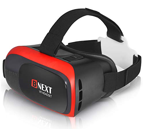Bnext Gafas VR Compatible con iPhone y Android, Gafas Realidad Virtual para Movil - Disfruta de los Mejores Juegos y Videos RV, 360 y 3D, de Máxima Calidad y con la Mayor Comodidad (Red) Bnext Gafas VR Compatible con iPhone y Android, Gafas Realidad Virtual para Movil - Disfruta de los Mejores Juegos y Videos RV, 360 y 3D, de Máxima Calidad y con la Mayor Comodidad (Red)