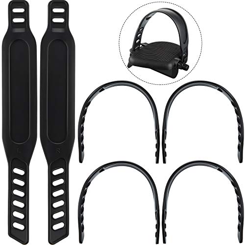 Boao 6 Paquetes Correas de Goma del Pedal Correas de Pedal de Bicicleta Estática Correas del Pedal para Ejercicio de Girar Bicicleta Ciclo Inicio o Gimnasio Boao 6 Paquetes Correas de Goma del Pedal Correas de Pedal de Bicicleta Estática Correas del Pedal para Ejercicio de Girar Bicicleta Ciclo Inicio o Gimnasio