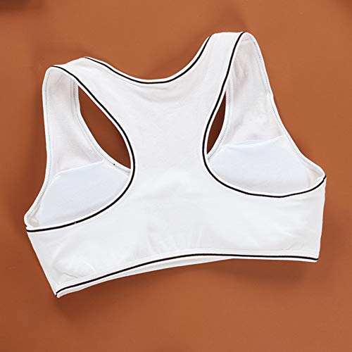 BOBORA Ropa Interior para Niñas Sujetador Deportivo Sin Costuras Ajustable con Braguitas para Niñas 8-18Años BOBORA Ropa Interior para Niñas Sujetador Deportivo Sin Costuras Ajustable con Braguitas para Niñas 8-18Años