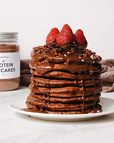 BODY GENIUS Protein Pancakes (Chocolate). 400g. Tortitas Proteicas Sin Azúcar Añadido. Con Proteína Whey Isolate y Harina de Avena. Hecho en España. BODY GENIUS Protein Pancakes (Chocolate). 400g. Tortitas Proteicas Sin Azúcar Añadido. Con Proteína Whey Isolate y Harina de Avena. Hecho en España.