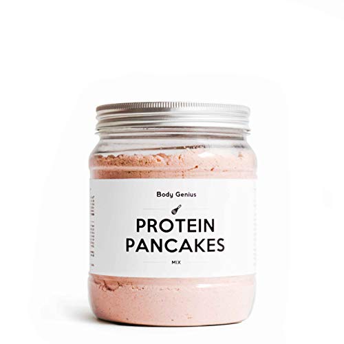 Body Genius Smarter Nutrition Protein Pancakes Tortitas Proteicas Saladas, Fáciles de Hacer con Proteína Whey Isolate, Harina de Avena, Pizza - 400 g