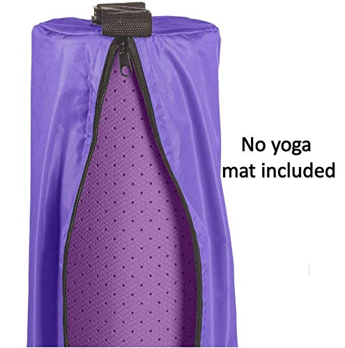 Body & Mind - Bolsa de yoga prémium para esterillas de yoga de hasta 190 x 65 cm, en 4 colores