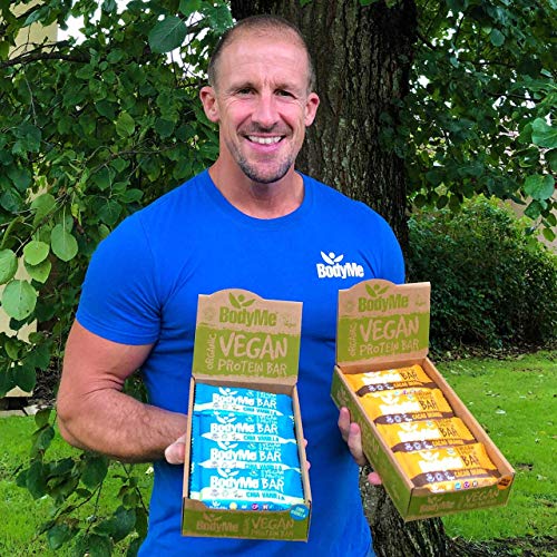 BodyMe Barritas Proteinas Veganas Organica | Cruda Curcuma Limon | 12 x 60g Barra Proteina Vegana | Sin Gluten | 16g Proteína Completa | 3 Proteina Vegetal | Aminoacidos Esenciales | Vegan Protein Bar BodyMe Barritas Proteinas Veganas Organica | Cruda Curcuma Limon | 12 x 60g Barra Proteina Vegana | Sin Gluten | 16g Proteína Completa | 3 Proteina Vegetal | Aminoacidos Esenciales | Vegan Protein Bar