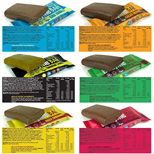 BodyMe Barritas Proteinas Veganas Organica | Paquete Prueba Mixto | 6 x 60g Barra Proteina Vegana | Sin Gluten | 16g Proteína Completa | 3 Proteina Vegetal | Aminoacidos Esenciales | Vegan Protein Bar BodyMe Barritas Proteinas Veganas Organica | Paquete Prueba Mixto | 6 x 60g Barra Proteina Vegana | Sin Gluten | 16g Proteína Completa | 3 Proteina Vegetal | Aminoacidos Esenciales | Vegan Protein Bar