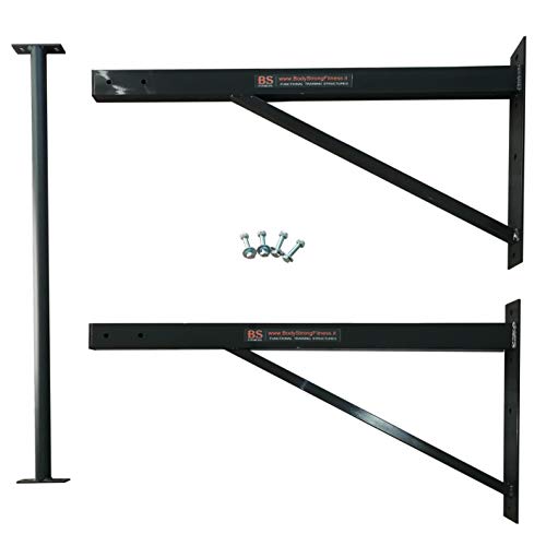 BodyStrongFitness Barra para dominadas pullup y muscleup-bíceps - 100 x 90 cm - Fabricado en Italia