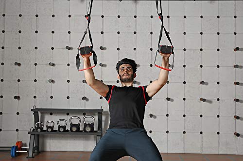 bodyweight Entrenamiento en Suspensión, Correas del Kit de Entrenamiento de Resistencia física para Puerta, Barra de tracción, Push up Bar para Ejercicios completos del Cuerpo V2 bodyweight Entrenamiento en Suspensión, Correas del Kit de Entrenamiento de Resistencia física para Puerta, Barra de tracción, Push up Bar para Ejercicios completos del Cuerpo V2