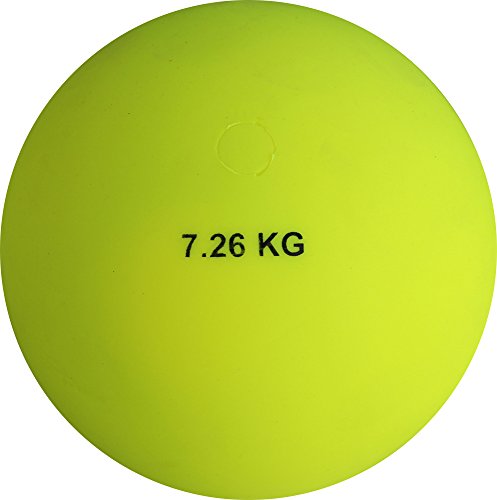 Boje Sport Peso de Lanzamiento de Gimnasio con Revestimiento de plástico 7,26 kg