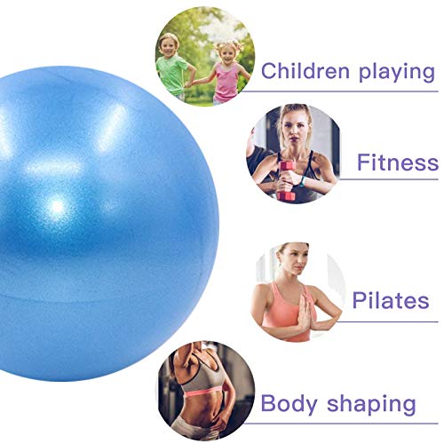 Bola YogaEjercicio,Pilates Pelota Equilibrio,Mini Balón Ejercicio Anti explosión 25cm,para Gimnasio, Yoga, Masaje y Pilates en Casa (Azul) Bola YogaEjercicio,Pilates Pelota Equilibrio,Mini Balón Ejercicio Anti explosión 25cm,para Gimnasio, Yoga, Masaje y Pilates en Casa (Azul)