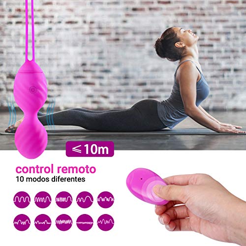 Bolas Chinas Suelo Pelvico de la Salud Masajeador Kegel Ejercitador Kegel Bolas para Mujer, Entrenamiento para Fortalecer y Recuperar el Control