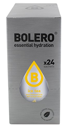 Bolero Bebida Instantánea sin Azúcar, Sabor Té Limón - Paquete de 24 x 8 gr - Total: 192 gr