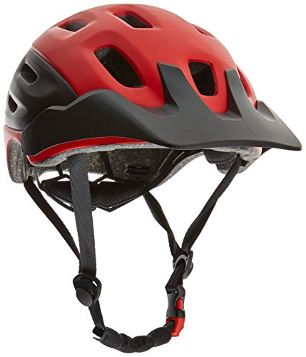 Bollinger Casco Mate Bicicleta, Unisex Adulto, Rojo, Talla Única