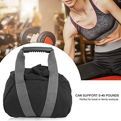 Bolsa de arena de entrenamiento de levantamiento de pesas ajustable: pesas con pesas rusas, bolsas de arena para entrenamiento de trabajo pesado para entrenamiento, fitness, entrenamiento cruzado y ej