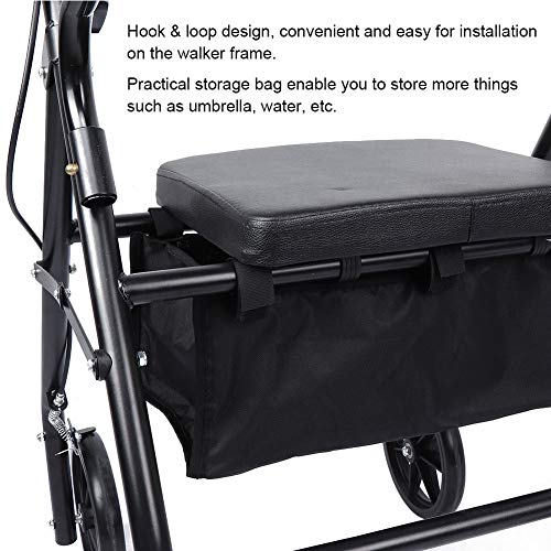 Bolsa de cesta para silla de ruedas Bolsas de almacenamiento de repuesto debajo del asiento para andadores andadores