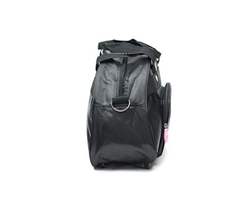 Bolsa de deporte con compartimento para zapatos para niñas, de ballet, danza y gimnasio, color negro Bolsa de deporte con compartimento para zapatos para niñas, de ballet, danza y gimnasio, color negro