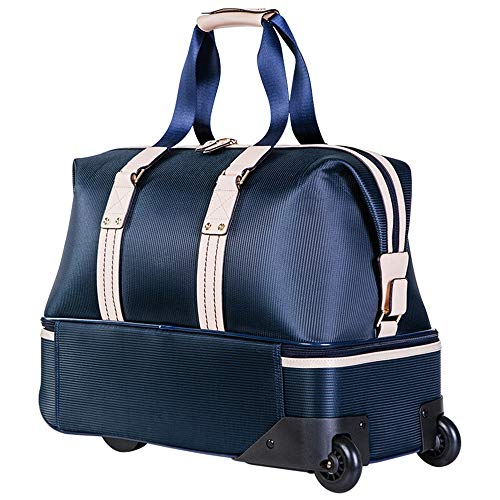 Bolsa de deportes Campo de Deportes tela de lana basta del bolso de la carretilla de la maleta del bolso del gimnasio Deportes Duffel bolsa de viaje con el zapato del compartimiento Duffs de deportes