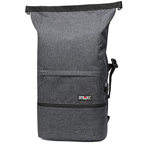 Bolsa de Viaje de Ocio Multifuncional Bolsa de Cubo Bolsa de Fitness al Aire Libre de Gran Capacidad Mochila de Moda-Negro_24 Pulgadas Bolsa de Viaje de Ocio Multifuncional Bolsa de Cubo Bolsa de Fitness al Aire Libre de Gran Capacidad Mochila de Moda-Negro_24 Pulgadas