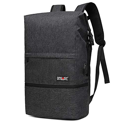 Bolsa de Viaje de Ocio Multifuncional Bolsa de Cubo Bolsa de Fitness al Aire Libre de Gran Capacidad Mochila de Moda-Negro_24 Pulgadas Bolsa de Viaje de Ocio Multifuncional Bolsa de Cubo Bolsa de Fitness al Aire Libre de Gran Capacidad Mochila de Moda-Negro_24 Pulgadas