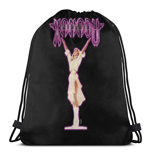 Bolsas con Cordón Xanadu Kira Olivia Newton-John1 Niño Niña Bolsa De Gimnasio Saco De Viaje Mochila con Cordón Mochila Anime Fitness Navidad Impreso Deporte Al Aire Libre Durable L