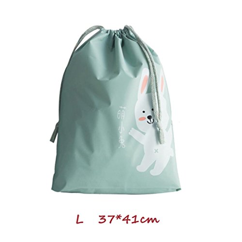 Bolsas de almacenamiento,3 piezas de viaje de almacenamiento portátil bolsas patrón de dibujos animados práctico almacenamiento impermeable LMMVP (B, 3Pcs)