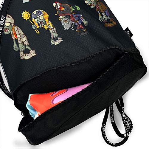 Bolsas de gimnasia, Bundle Backpacks Gym Drawstring Bags - Casual Women Men School Bag Training Daypack Yoga Pouch, Plants Vs Zombies Bolsas de gimnasia, Bundle Backpacks Gym Drawstring Bags - Casual Women Men School Bag Training Daypack Yoga Pouch, Plants Vs Zombies