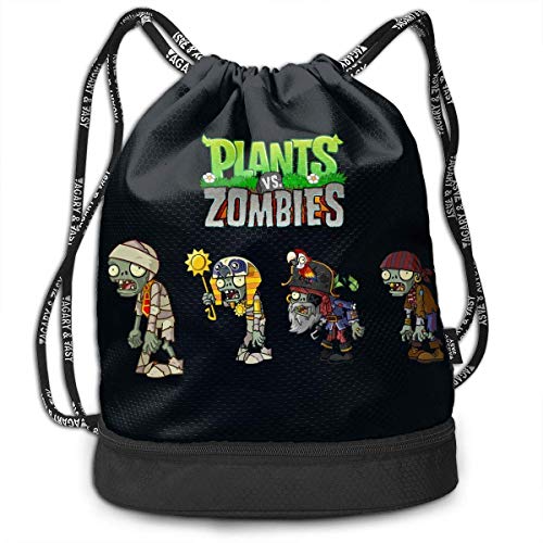 Bolsas de gimnasia, Bundle Backpacks Gym Drawstring Bags - Casual Women Men School Bag Training Daypack Yoga Pouch, Plants Vs Zombies Bolsas de gimnasia, Bundle Backpacks Gym Drawstring Bags - Casual Women Men School Bag Training Daypack Yoga Pouch, Plants Vs Zombies