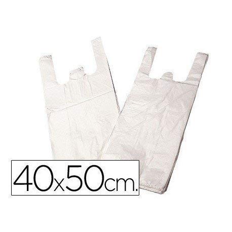 BOLSAS DE PLASTICO ASA CAMISETA 40 x 50 CM x 200 Unidades BOLSAS DE PLASTICO ASA CAMISETA 40 x 50 CM x 200 Unidades