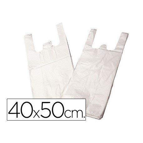 BOLSAS DE PLASTICO ASA CAMISETA 40 x 50 CM x 200 Unidades