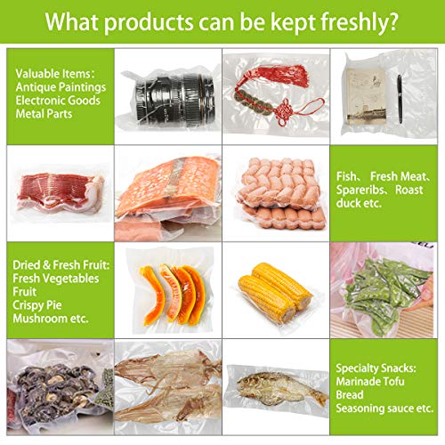 Bolsas de Vacío 6 Rollos 15x300cm y 20x300cm Bolsas Profesional para la Conservación,Sous Vide Cocina, Certificación de seguridad de grado alimenticio Bolsas de Vacío 6 Rollos 15x300cm y 20x300cm Bolsas Profesional para la Conservación,Sous Vide Cocina, Certificación de seguridad de grado alimenticio