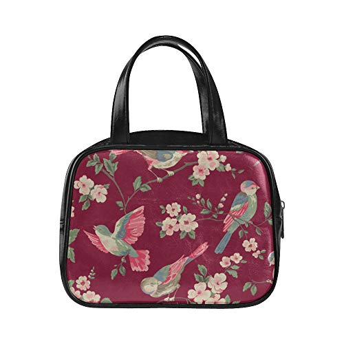 Bolso de mano suave Isabelle Floral Toile A Floral Toile Wal Moda Bolsos de mujer Casual Bolso de mujer Pu Cuero Top Handle Satchel Bolso de mujer Moda