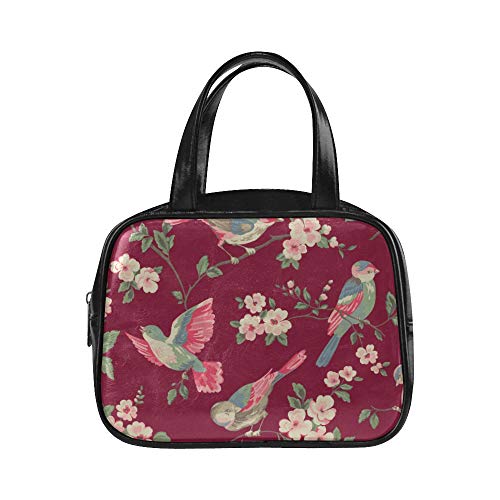 Bolso de mano suave Isabelle Floral Toile A Floral Toile Wal Moda Bolsos de mujer Casual Bolso de mujer Pu Cuero Top Handle Satchel Bolso de mujer Moda