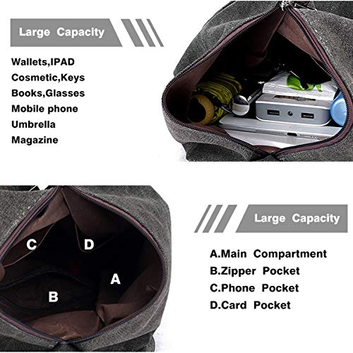 Bolso Mochila Mujer Casual Pequeña Mochilas Mujer Antirrobo, JOSEKO Señoras Bolsa de Viaje Bolsa de Escuela Bolsa Vintage Bolsa de Gran Capacidad Informal para Viajes Senderismo Regalo Mujer Bolso Mochila Mujer Casual Pequeña Mochilas Mujer Antirrobo, JOSEKO Señoras Bolsa de Viaje Bolsa de Escuela Bolsa Vintage Bolsa de Gran Capacidad Informal para Viajes Senderismo Regalo Mujer