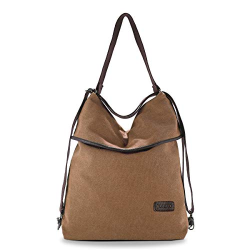 Bolso Mochilas Mujer Casual, JOSEKO Niña Lona Multifuncional Antirrobo Bolso de Cuero de Gran Capacidad Bolsas de Hombro Mochila Bolso Mochilas Mujer Casual, JOSEKO Niña Lona Multifuncional Antirrobo Bolso de Cuero de Gran Capacidad Bolsas de Hombro Mochila