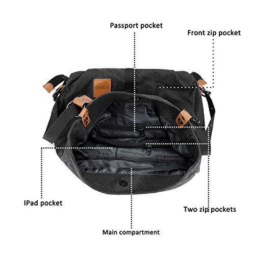 Bolso Mochilas Mujer Casual Vendimia, JOSEKO Niña Lona Multifuncional Antirrobo Bolso de Cuero de Gran Capacidad Bolsas de Viaje para Cualquier Ocasión Bolso Mochilas Mujer Casual Vendimia, JOSEKO Niña Lona Multifuncional Antirrobo Bolso de Cuero de Gran Capacidad Bolsas de Viaje para Cualquier Ocasión