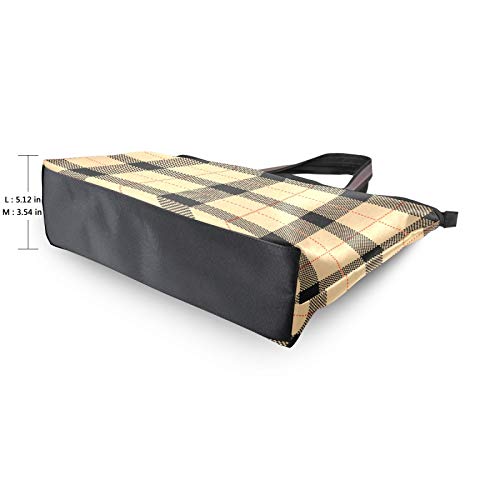 Bolsos de mano con correa de peso ligero para mujeres, niñas, señoras, estudiantes, bolsos de hombro, bolso de compras, bolso de mano, patrón de color vainilla sin costuras Bolsos de mano con correa de peso ligero para mujeres, niñas, señoras, estudiantes, bolsos de hombro, bolso de compras, bolso de mano, patrón de color vainilla sin costuras
