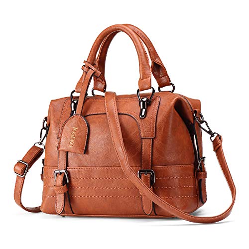 Bolsos de Mujer Retro Bolso Señora Tote, JOSEKO Bolso de Hombro de Cuero Mensajero Bolso Bandolera Bolsillos de Compras Elegantes de la Señora Trabajo Diario Vida Navidad y Fiesta Bolsos de Mujer Retro Bolso Señora Tote, JOSEKO Bolso de Hombro de Cuero Mensajero Bolso Bandolera Bolsillos de Compras Elegantes de la Señora Trabajo Diario Vida Navidad y Fiesta