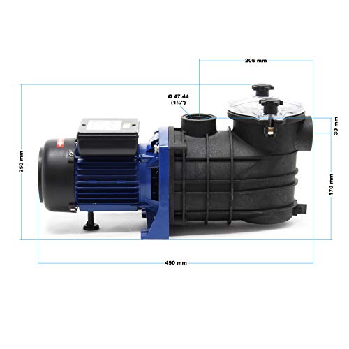 Bomba de Piscina 15000l/h 750W Bomba de circulación Bomba de Filtro Bomba de Piscina 15000l/h 750W Bomba de circulación Bomba de Filtro