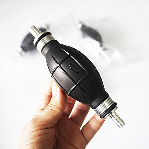 Bomba transferencia manual de 6 mm (2 unidades) pequeño caudal portátil, bomba mano universal para gasolina, agua, aceite, líquidos, bomba combustible para coche, jardín, barco, cortacésped Bomba transferencia manual de 6 mm (2 unidades) pequeño caudal portátil, bomba mano universal para gasolina, agua, aceite, líquidos, bomba combustible para coche, jardín, barco, cortacésped